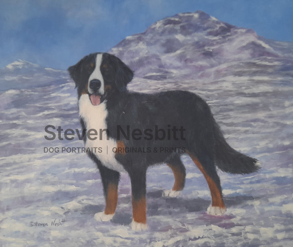 Snowy Landscape Original Painting