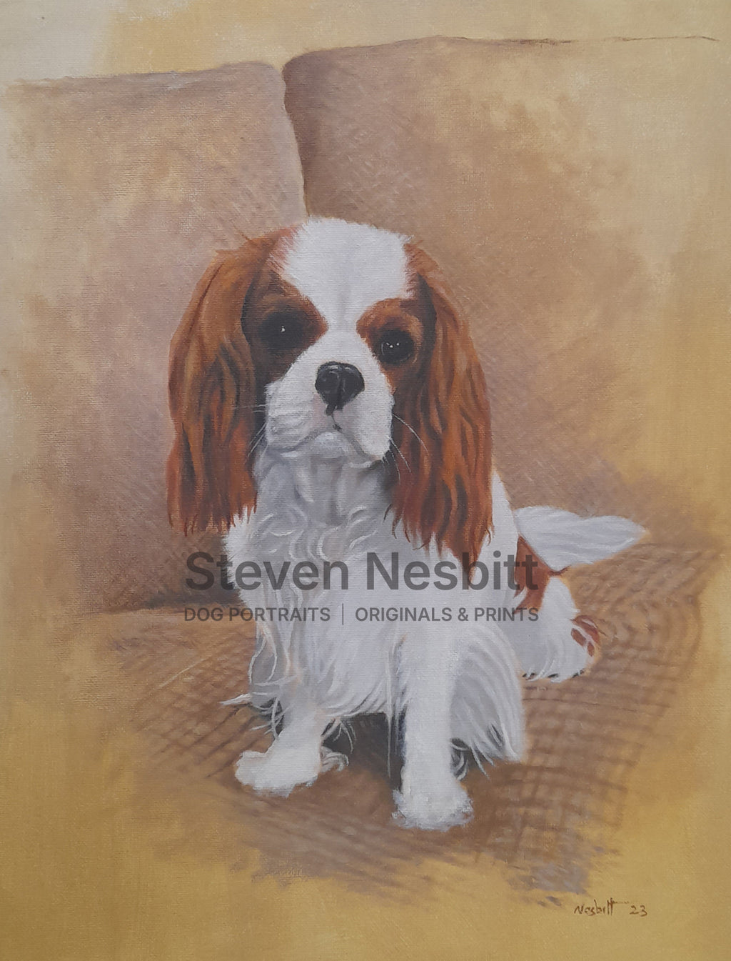 Cute Cavalier Original Painting