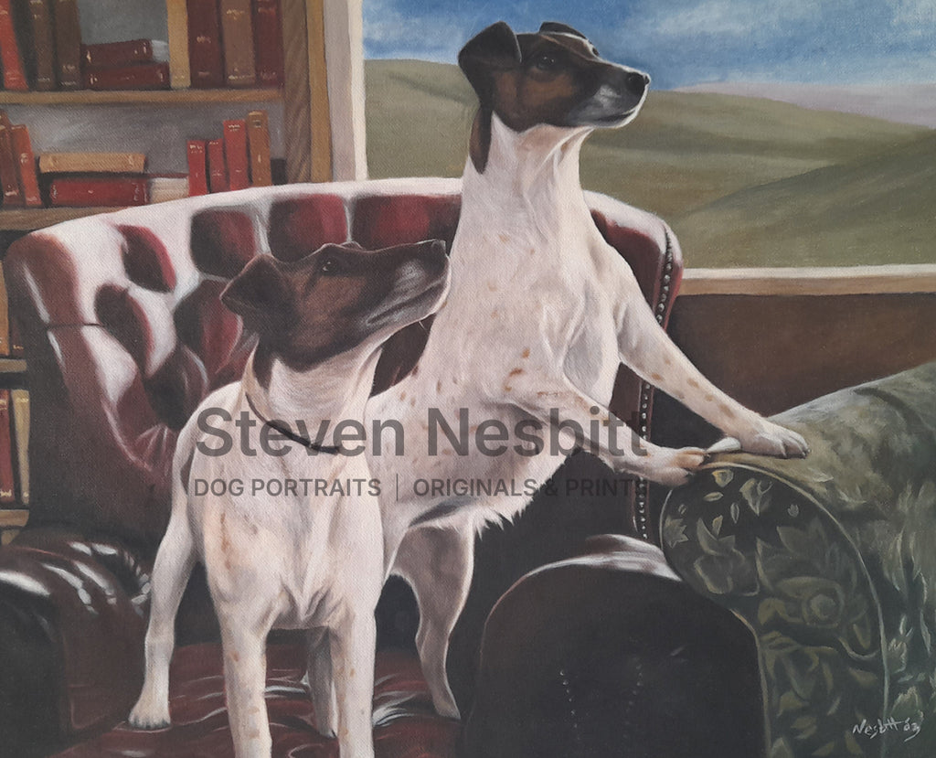 A Country Residence Original Painting