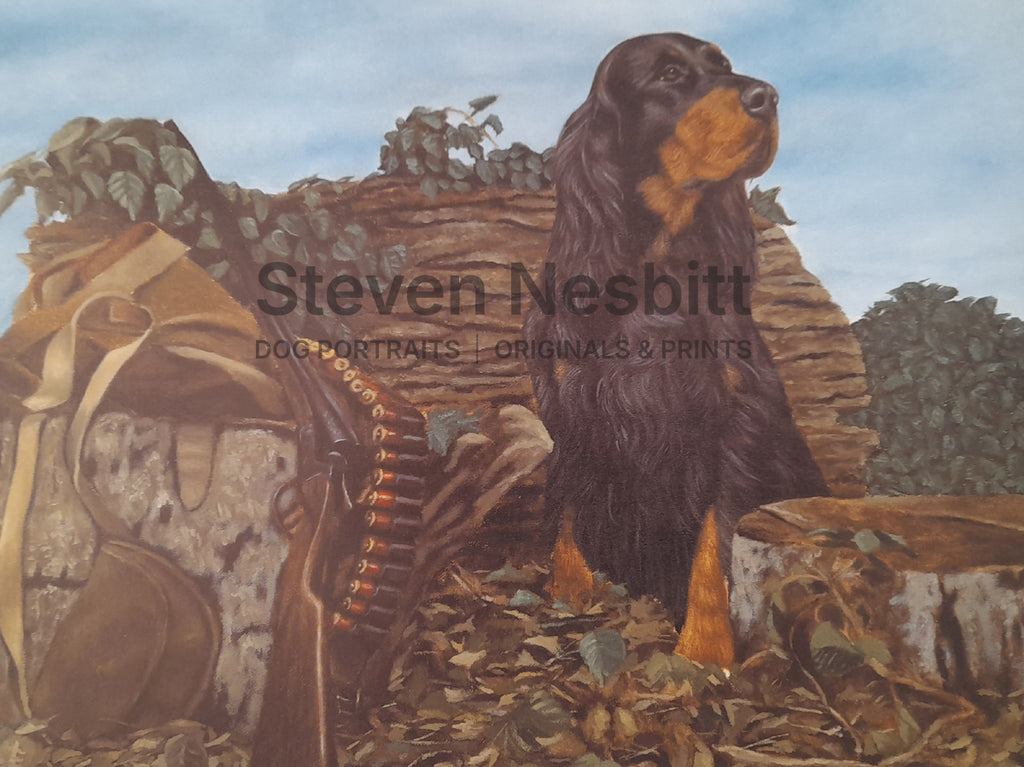 Awaiting his Master Print