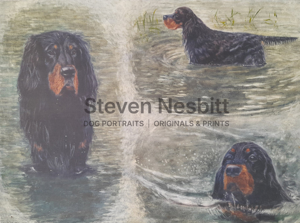 Gordons in Water Original Painting