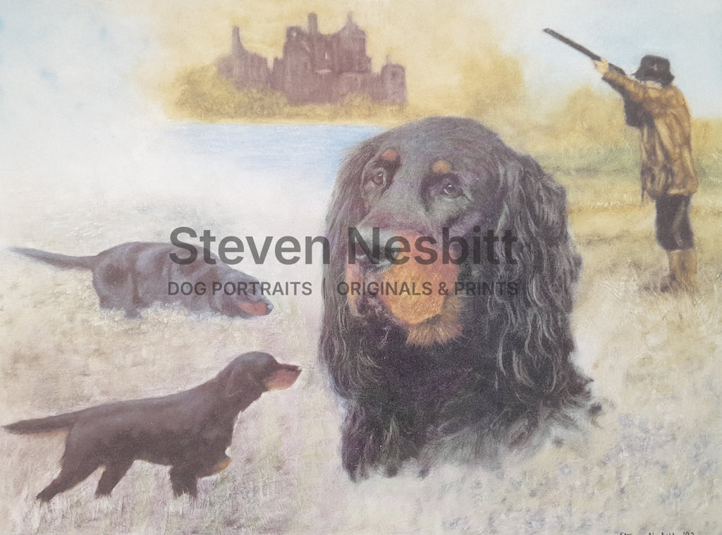 The Gordon Setter Print