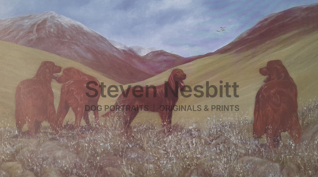 Irish in Heather Print