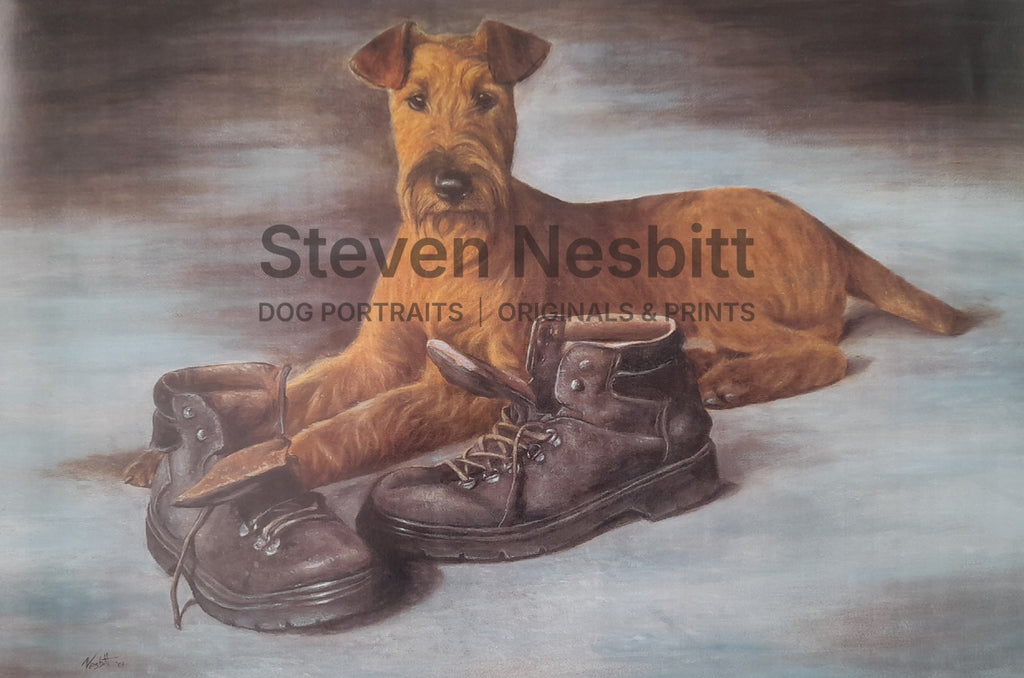 Old Boots Print