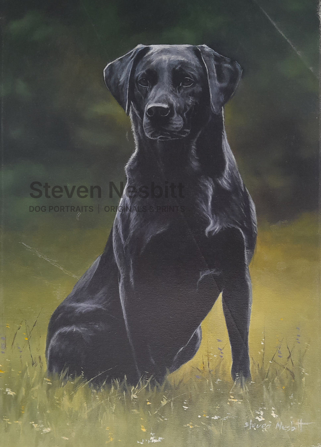 Alert Original Painting