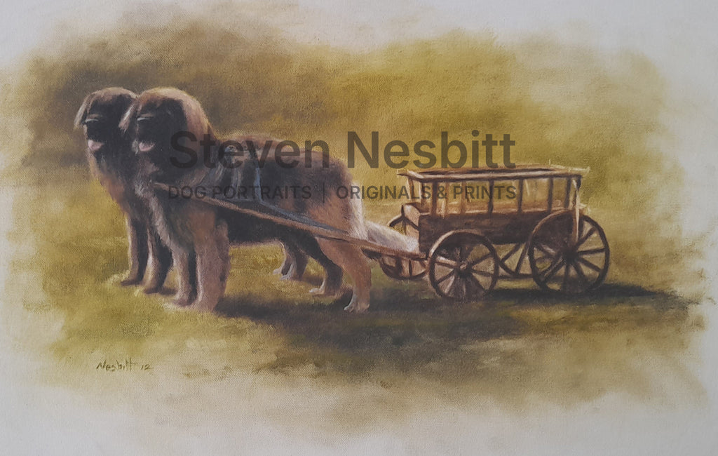 Carting Pair Original Painting