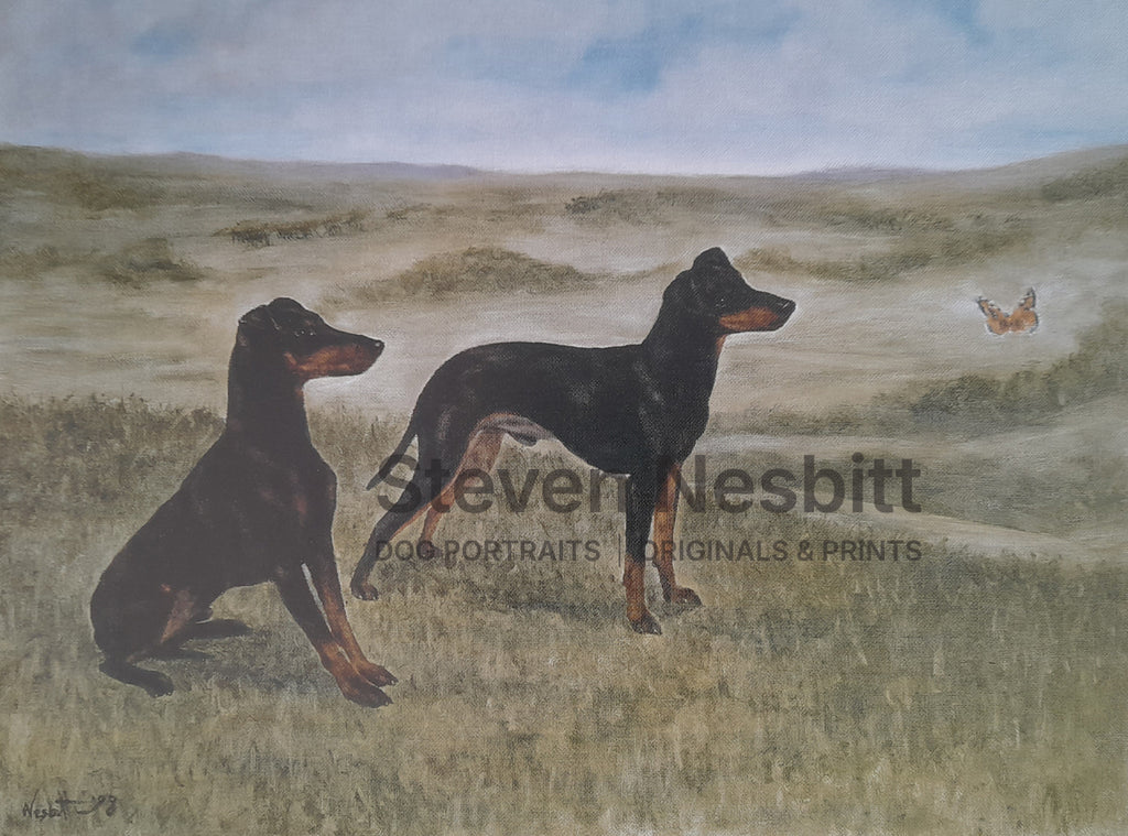 Just Before the Chase Print
