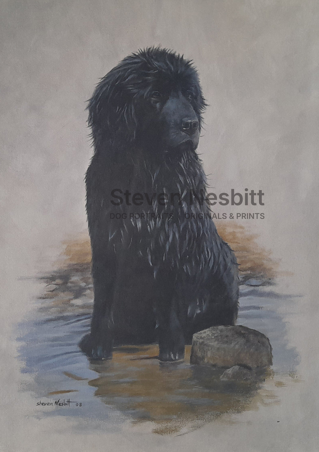 Sitting in Water Original Painting
