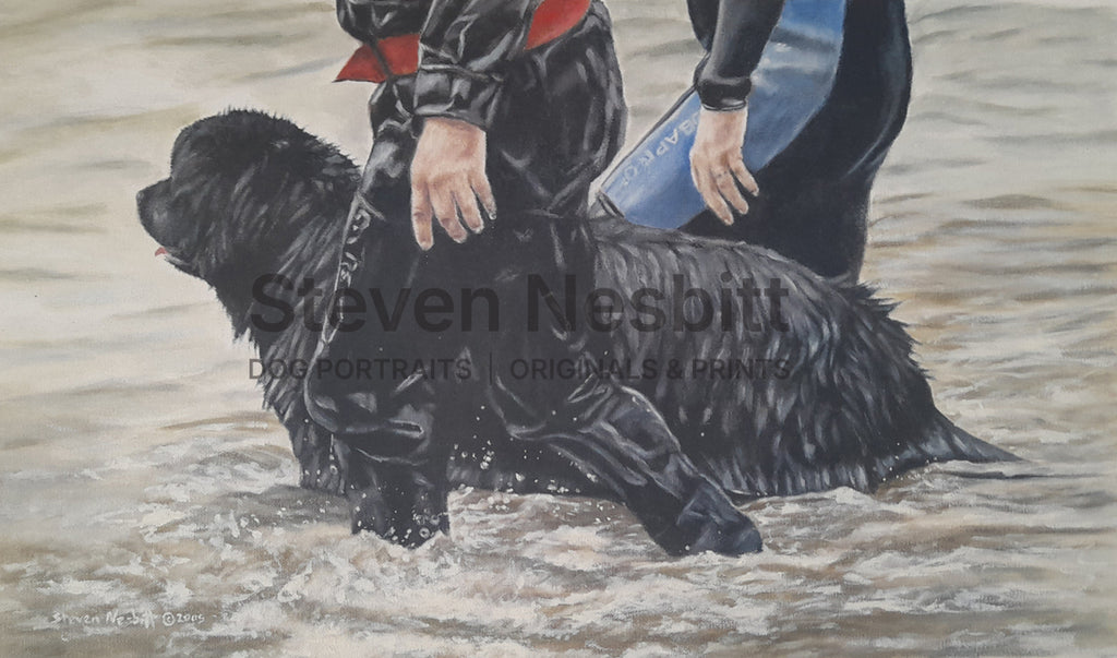 Waders Original Painting