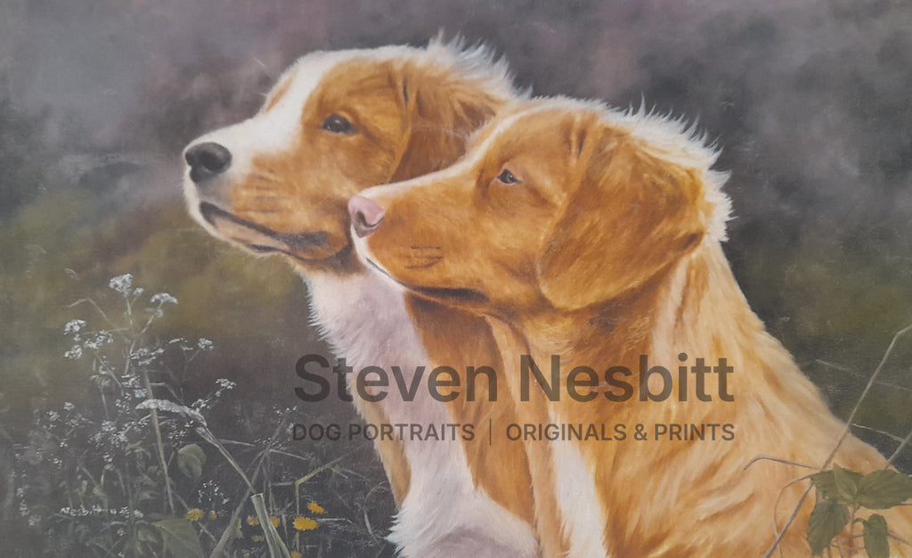 Toller Pair Original Painting