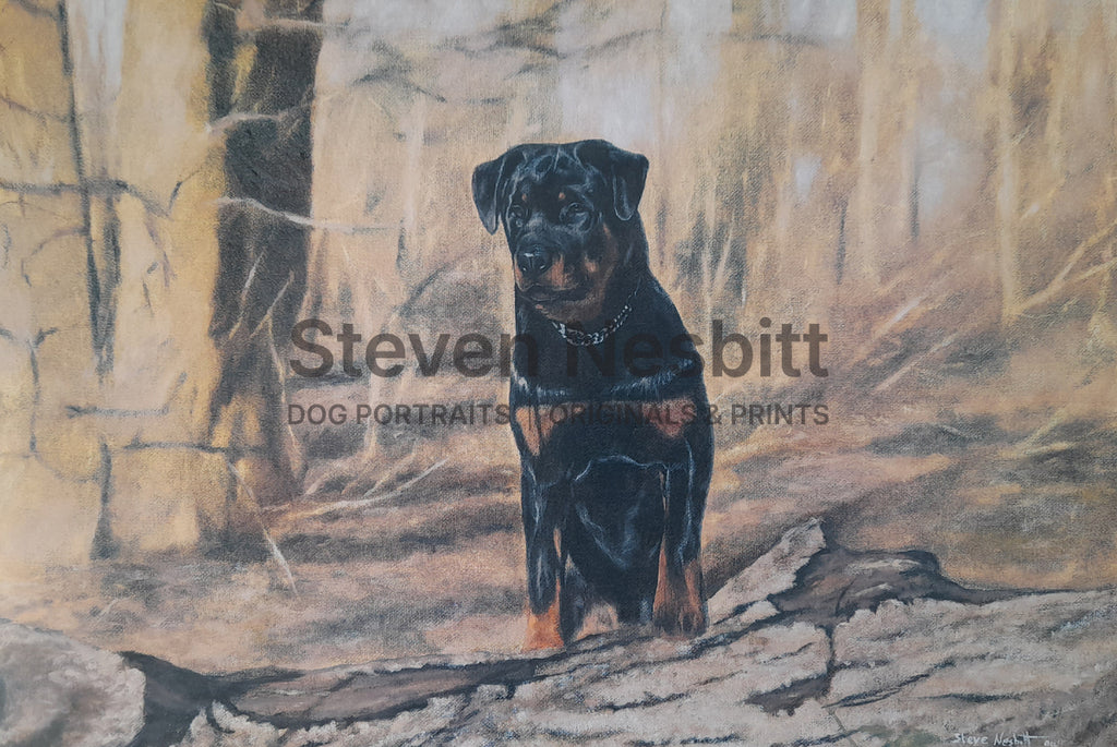 A Tense Moment Print