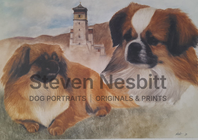 Tibetan Sketches Original Painting